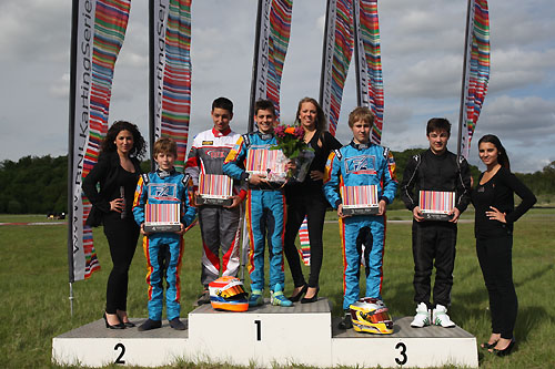 Podium BNL Rotax Max Junioren